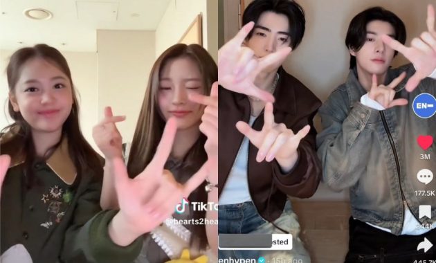 Tren TikTok velocity yang dilakukan oleh idol Kpop.