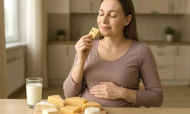 Artikel yang membahas mengenai beberapa manfaat keju untuk ibu hamil lengkap dengan kandungan nutrisinya yang penting untuk kehamilan sehat.