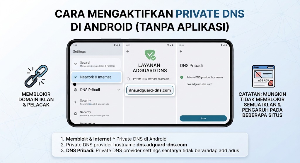 Fitur Private DNS (AI Generate)