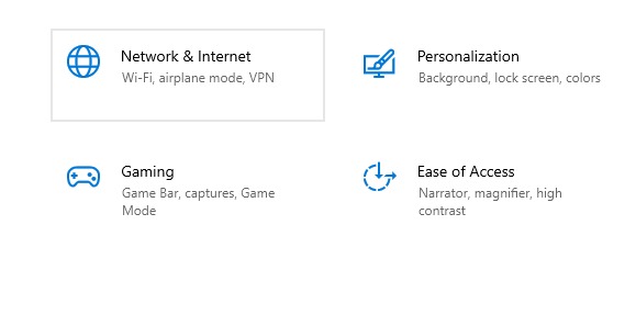Network and Sharing Center / File Dokument