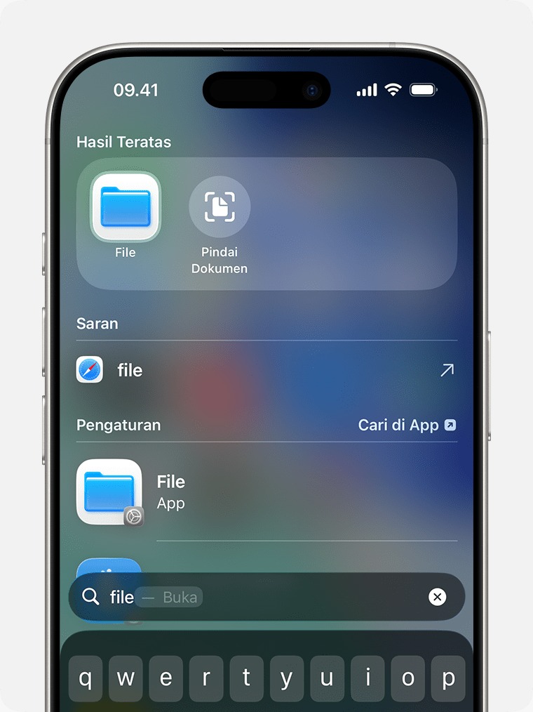 Ilustrasi Aplikasi File di iPhone / support.apple