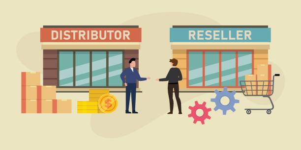 Distributor dan penjual berjabat tangan / iStockphoto