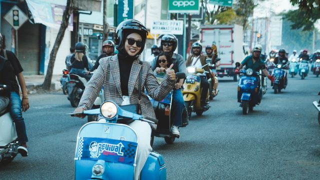 Komunitas vespa di Bangkalan / pexels-setengah-lima